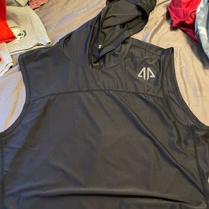 Alpha Prime sleeveless workout hoodie